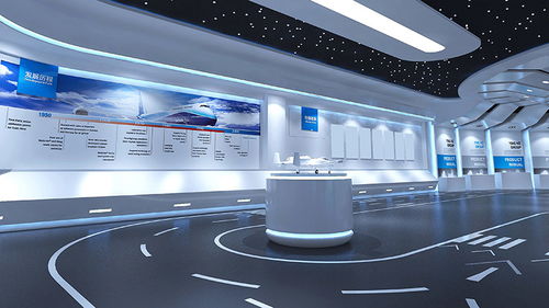 高科技企业展馆透明屏软件开发,现代化企业文化展厅专业设计公司